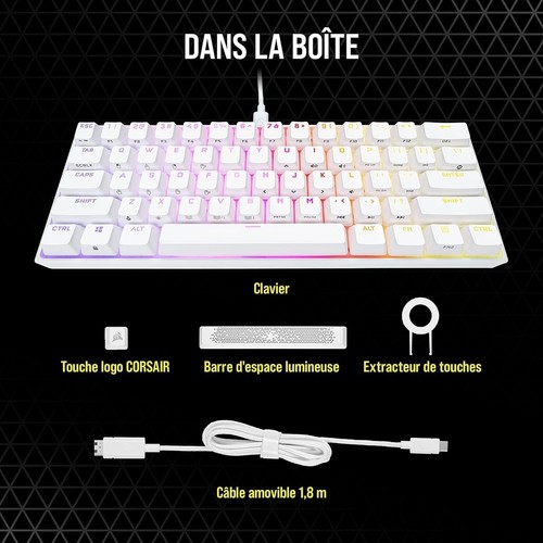Corsair k65 rgb mini - rgb, 60%